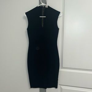 RollaCoaster Black Bodycon Dress Size Medium